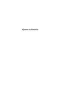 Quant au feminin - le feminin comme machine a penser