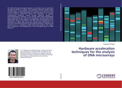 Hardware acceleration techniques for the analysis of DNA microarrays