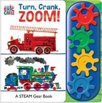 Eric Carle Turn Crank Zoom Go Go Gear Book