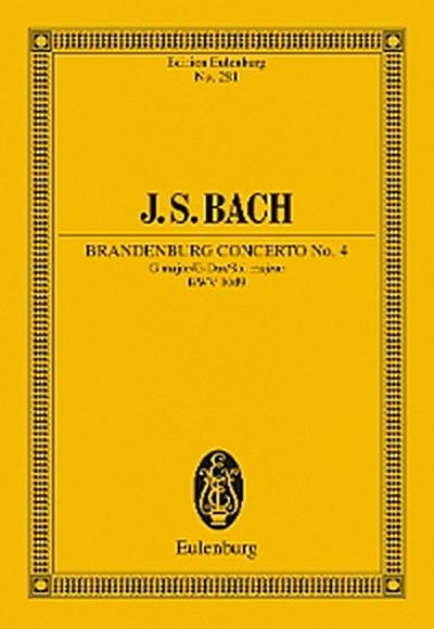 Brandenburg Concerto No. 4 G major