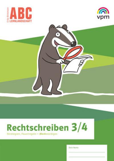 ABC-Lernlandschaft 3/4. Aufbau-Paket: 3 Arbeitshefte Klasse 3/4 