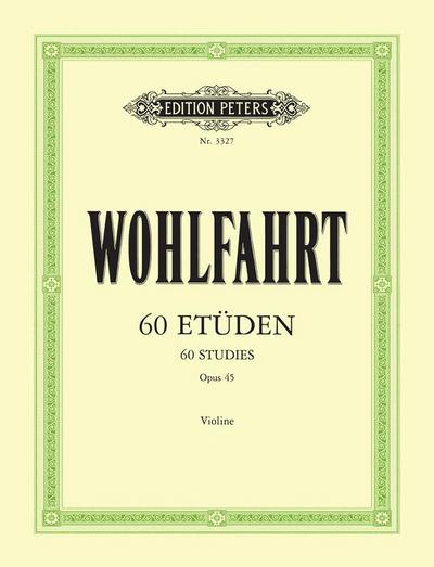 60 Etüden für Violine solo op. 45