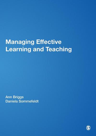 Managing Effective Learning and Teaching