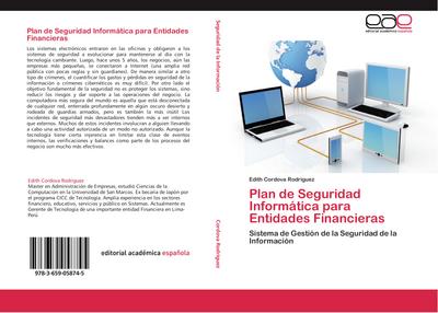 Plan de Seguridad Informática para Entidades Financieras