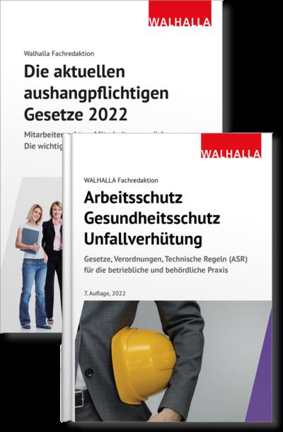 Kombi-Paket Die aktuellen aushangpflichtigen Gesetze + Arbeitsschutz, Gesundheitsschutz, Unfallverhütung 2025