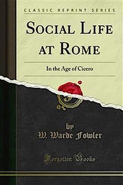 Social Life at Rome