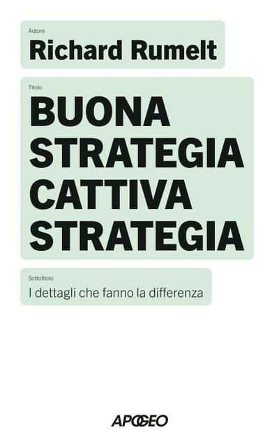 Buona strategia cattiva strategia