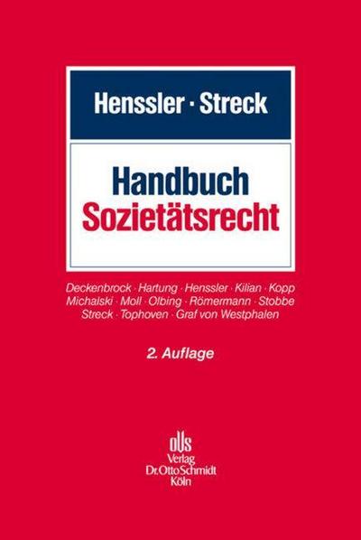 Handbuch Sozietätsrecht