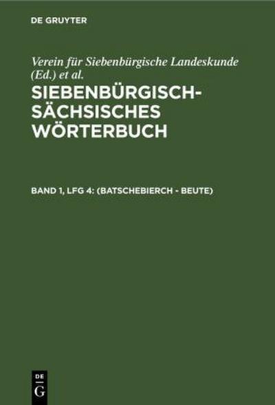 (Batschebierch - Beute)