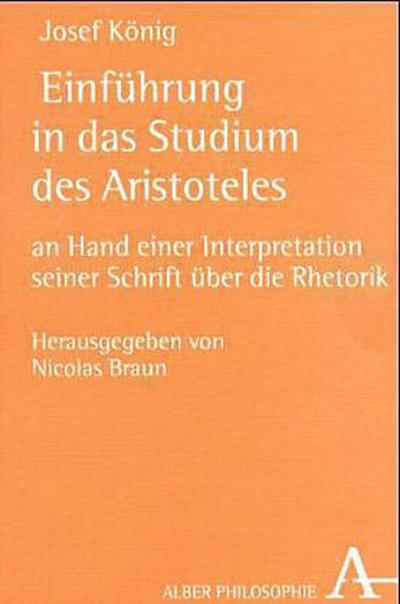 Einführung in das Studium des Aristoteles