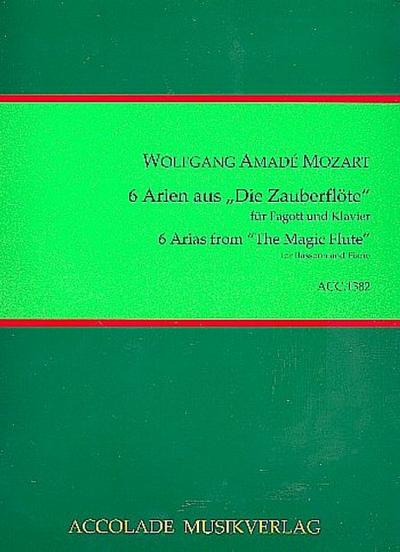 6 Arien aus Die Zauberflötefür Fagott und Klavier