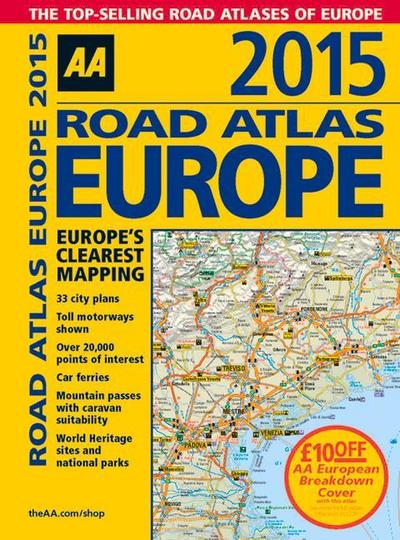 2015 Road Atlas Europe