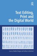 Text Editing, Print and the Digital World
