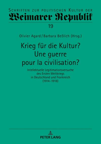 Krieg für die Kultur? Une guerre pour la civilisation?