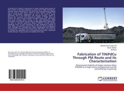 Fabrication of TiNiPdCu Through PM Route and Its Characterization