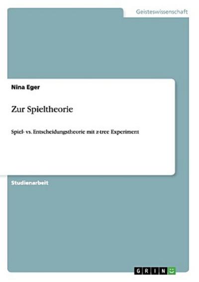 Zur Spieltheorie