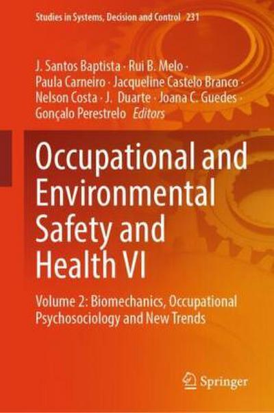 Occupational and Environmental Safety and Health VI