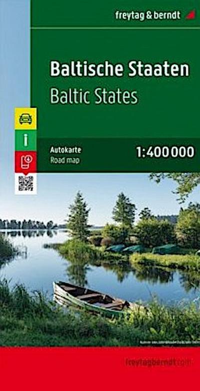 Baltische Staaten / Baltic States 1 : 400 000  Autokarte