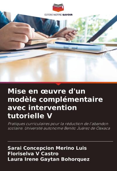 Mise en ¿uvre d’un modèle complémentaire avec intervention tutorielle V
