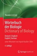 Wörterbuch der Biologie Dictionary of Biology