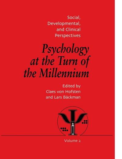 Psychology at the Turn of the Millennium, Volume 2