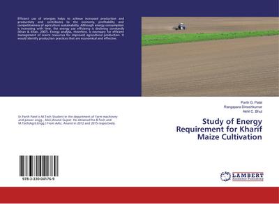 Study of Energy Requirement for Kharif Maize Cultivation