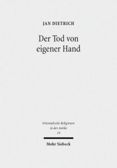 Der Tod von eigener Hand