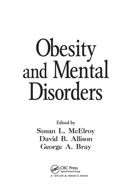 Obesity and Mental Disorders