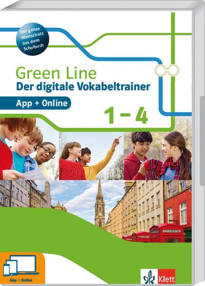 Green Line 1-4 - Der digitale Vokabeltrainer, App + Online, Produktcode