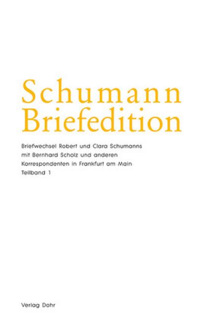 Schumann-Briefedition Schumann-Briefedition / Schumann-Briefedition II.16, 2 Teile