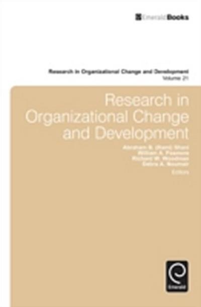 Research in Organizational Change and Development