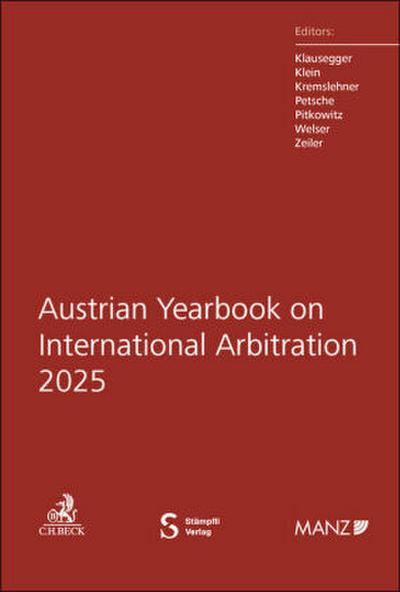 Austrian Yearbook on International Arbitration 2025