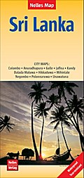 Nelles Map Sri Lanka Polyart-Ausgabe 1:500.000