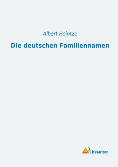 Die deutschen Familiennamen