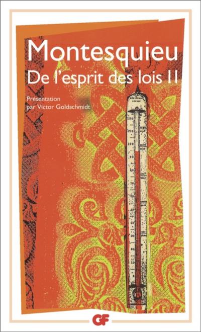 De l’’esprit des lois (Tome 2)