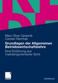 Grundlagen der Allgemeinen Betriebswirtschaftslehr