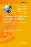 Advances in Production Management Systems: Innovat