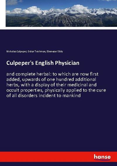 Culpeper’s English Physician