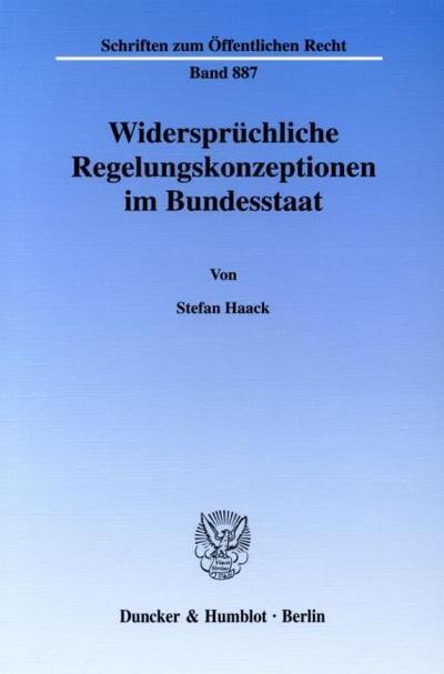 Widersprüchliche Regelungskonzeptionen im Bundesstaat.