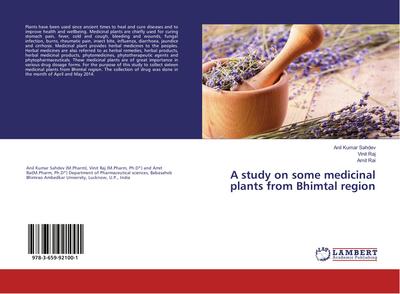 A study on some medicinal plants from Bhimtal region