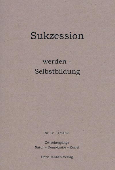 werden - Selbstbildung