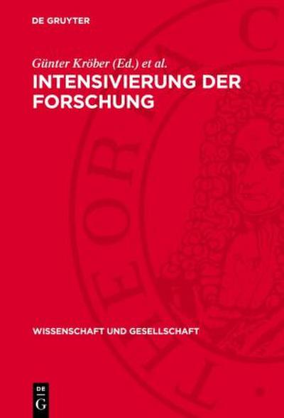 Intensivierung der Forschung