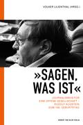 ’Sagen, was ist’