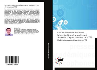 Modelisation des materiaux ferroelectriques de structure TTB