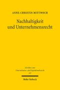 Nachhaltigkeit und Unternehmensrecht