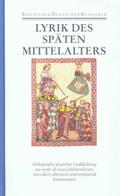 Lyrik des späten Mittelalters