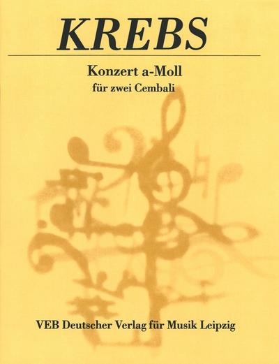 Konzert a-Mollfür 2 Cembali