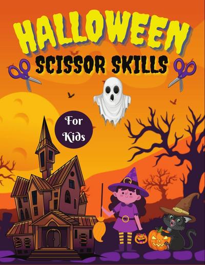 Halloween scissor skills for kids