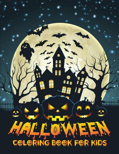 Halloween coloring book for kids