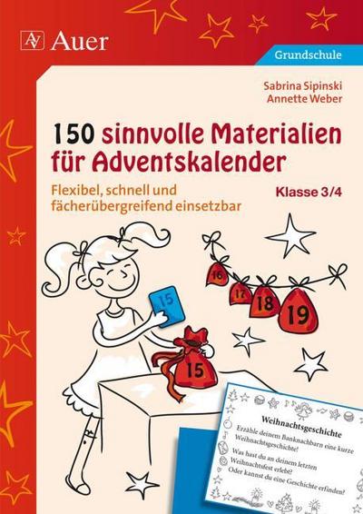 150 sinnvolle Materialien für Adventskalender, Klasse 3/4